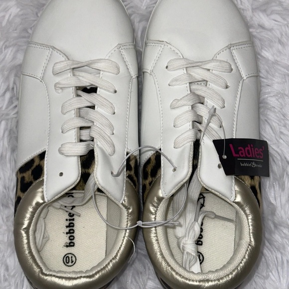Bobbie Brooks Tennis shoes Leopard Animal Print Women’s Size 10 NWT - Picture 11 of 13